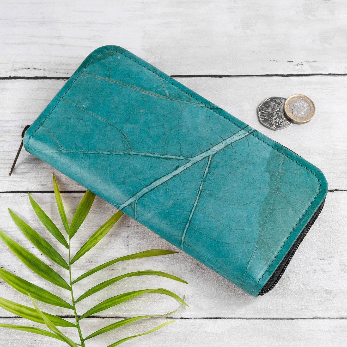 Vegan Leather Zip Over Purse