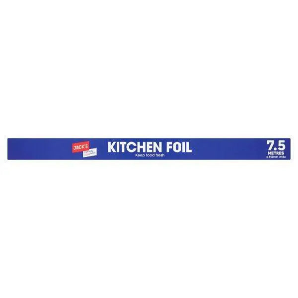 Jacks Kitchen Foil 7.5 Metres x 450mm Wide