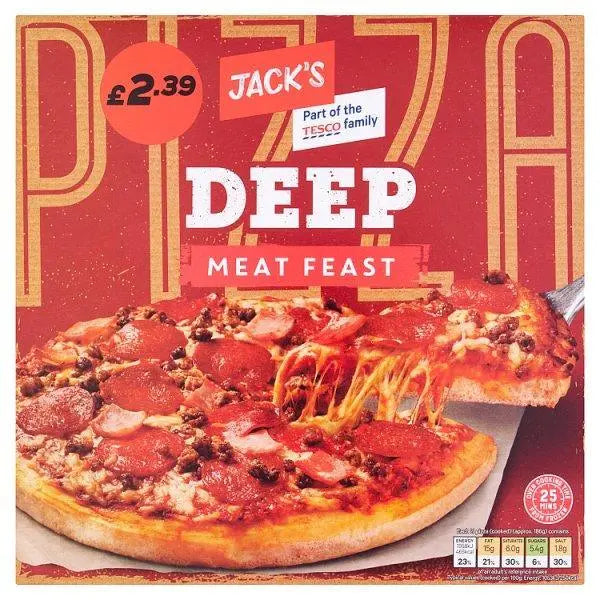 Jacks Deep Meat Feast 386g (Case of 7)