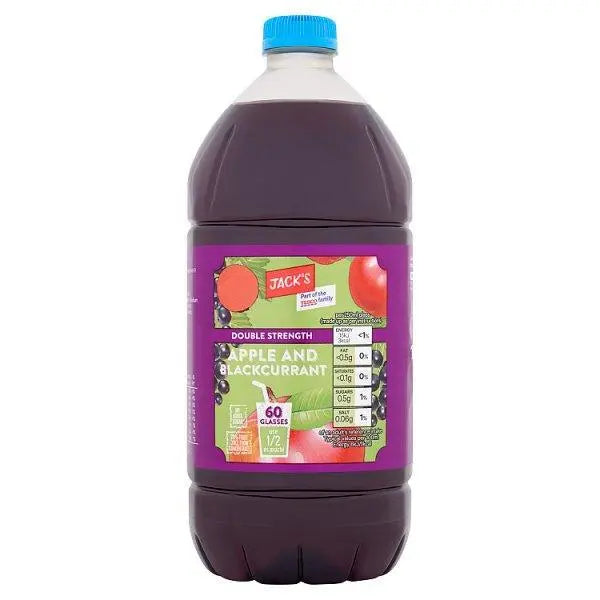 Jacks Double Strength Apple and Blackcurrant 1.5 Litre (Case of 8)