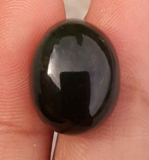 16.5ct Jade, Nephrite Jade Cabochon, Jade Green, Good Quality Jade Stones - 17x13x8mm