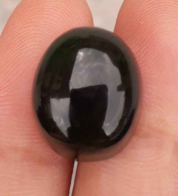 20.6ct Jade, Nephrite Jade Cabochon, Jade Green, Good Quality Jade Stones - 16x13.8x10mm