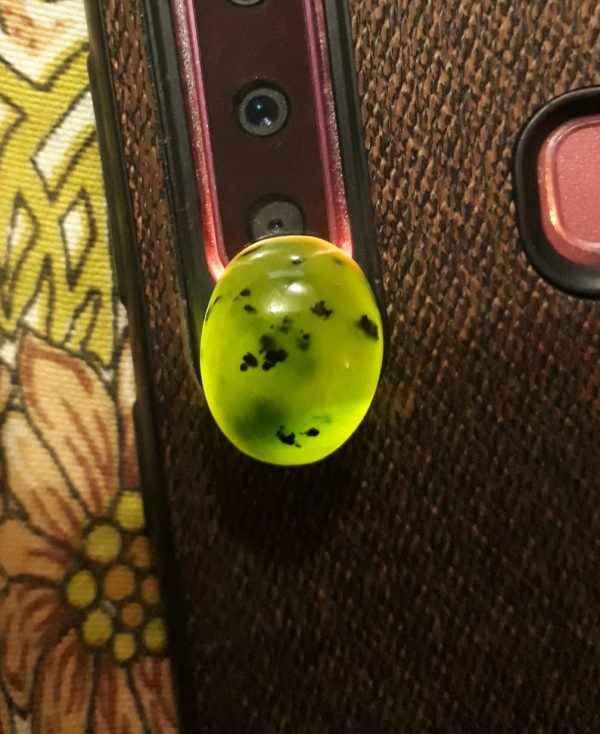 20.6ct Jade, Nephrite Jade Cabochon, Jade Green, Good Quality Jade Stones - 16x13.8x10mm