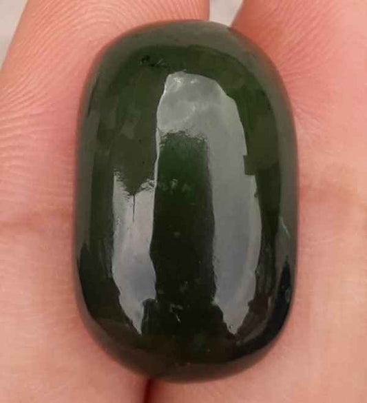30.7ct Jade, Nephrite Jade Cabochon, Jade Green, Good Quality Jade Stones - 23x15x9mm