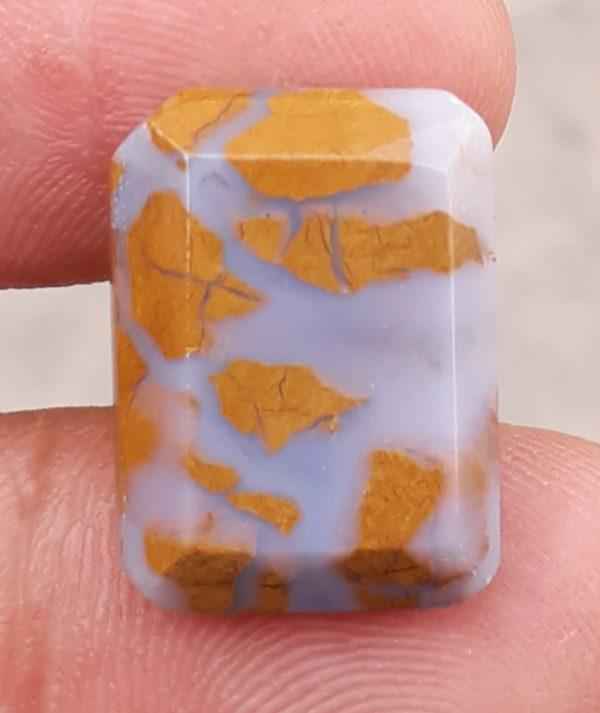 15.4ct Jasper - Gold Jasper Cabochon - Yellow Jasper - 22 x 15mm