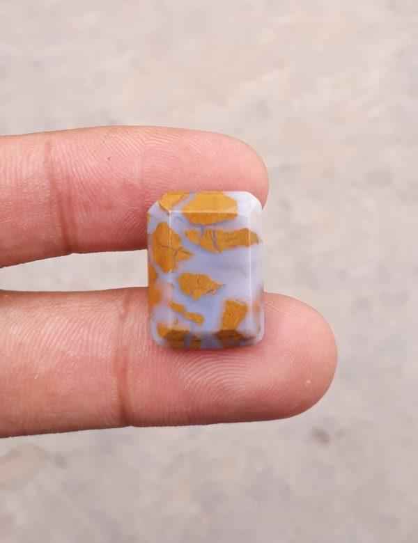 15.4ct Jasper - Gold Jasper Cabochon - Yellow Jasper - 22 x 15mm