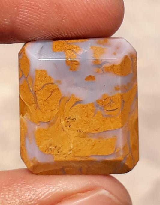 25ct Jasper - Gold Jasper Cabochon - Yellow Jasper - 20.7x18mm