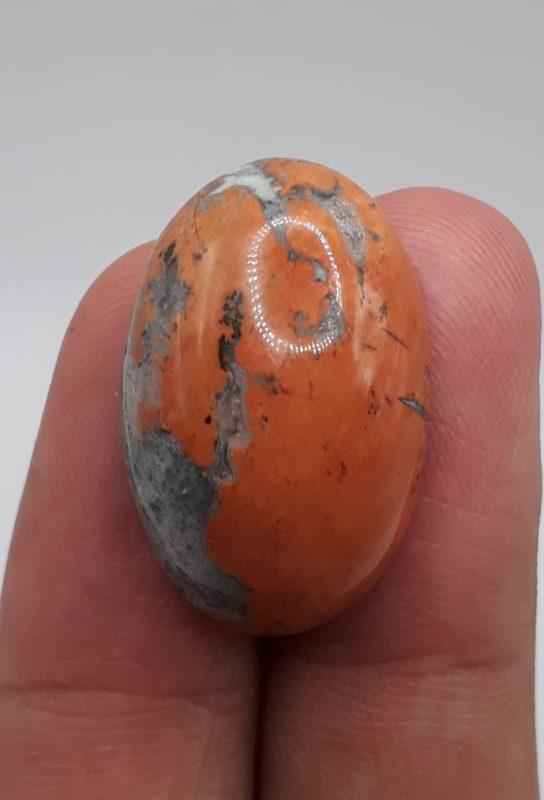 31.3ct Jasper - Maligano Jasper Cabochon - Jasper Maligano- 25x16mm