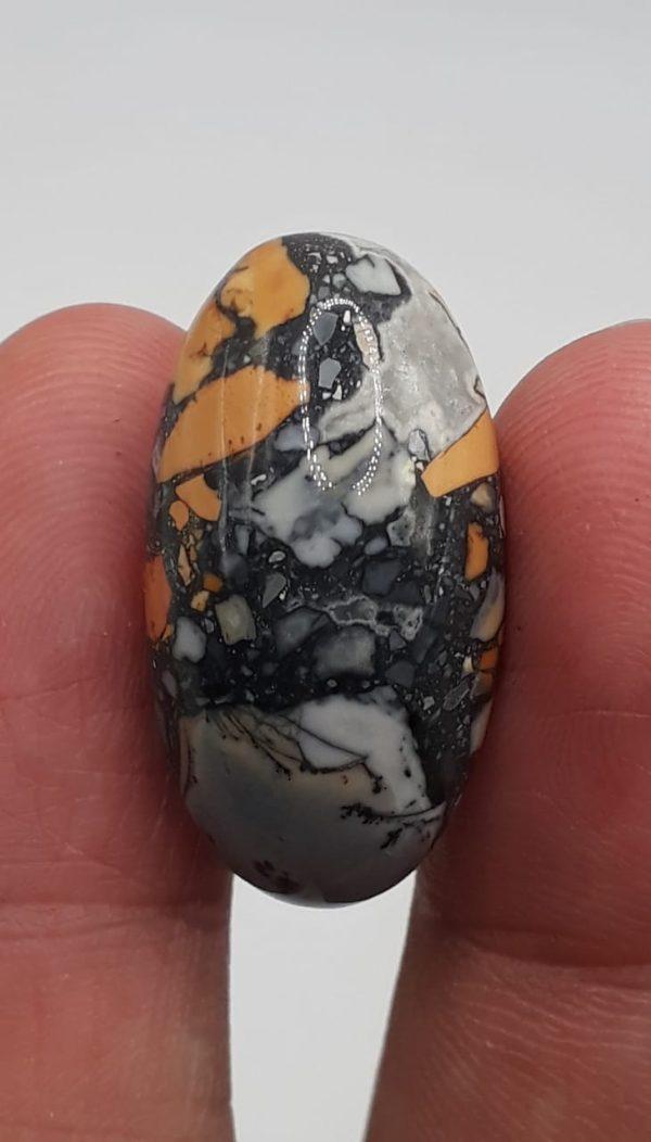 32.6ct Jasper - Maligano Jasper Cabochon - Jasper Maligano- 27x14mm