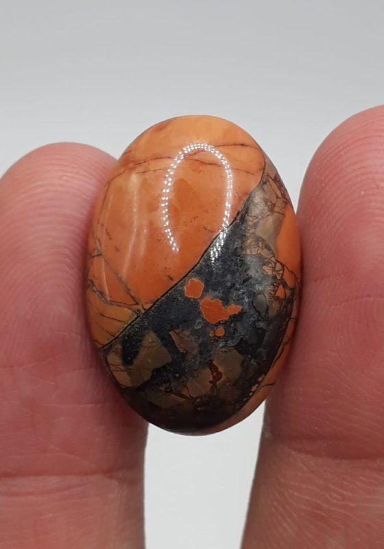 19.2ct Jasper - Maligano Jasper Cabochon - Jasper Maligano- 23x15mm