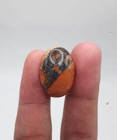 19.2ct Jasper - Maligano Jasper Cabochon - Jasper Maligano- 23x15mm