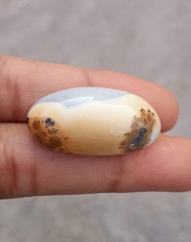 34.8ct Jasper - Maligano Jasper Cabochon - Jasper Maligano- 30.5x17mm