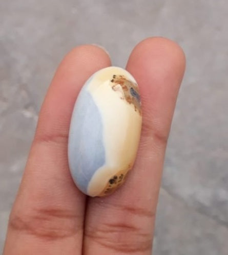 34.8ct Jasper - Maligano Jasper Cabochon - Jasper Maligano- 30.5x17mm