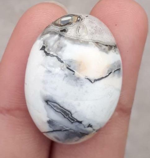 36.4ct Jasper - Maligano Jasper Cabochon - Jasper Maligano- 28x20mm