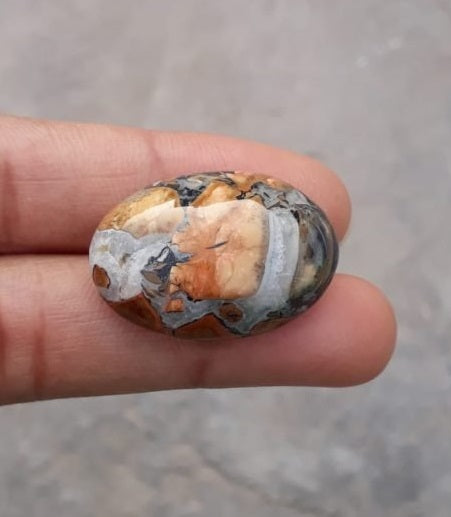 36.7ct Jasper - Maligano Jasper Cabochon - Jasper Maligano- 28x20.5mm