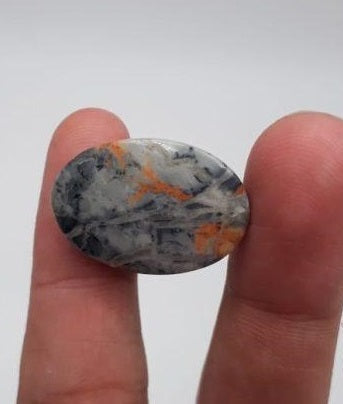 40ct Jasper - Maligano Jasper Cabochon - Jasper Maligano- 26x18mm