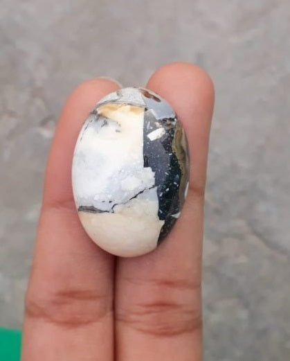 42.5ct Jasper - Maligano Jasper Cabochon - Jasper Maligano- 31x22mm