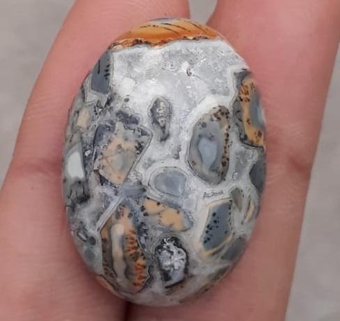 42.6ct Jasper - Maligano Jasper Cabochon - Jasper Maligano- 29x21mm