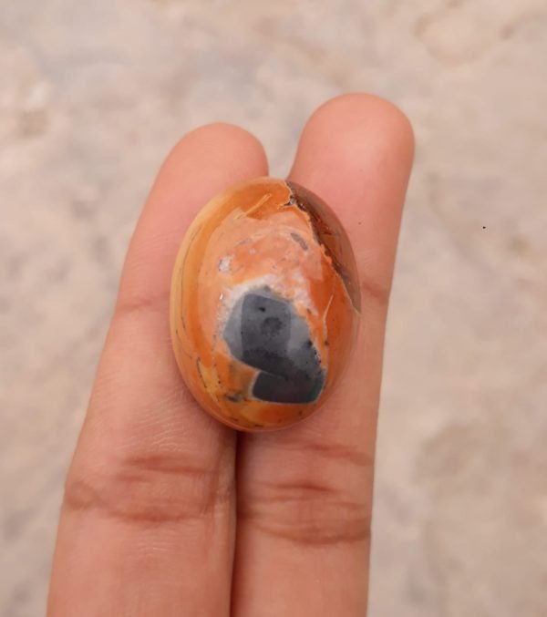 46.6ct  Jasper - Maligano Jasper Cabochon - Jasper Maligano- 27x20mm