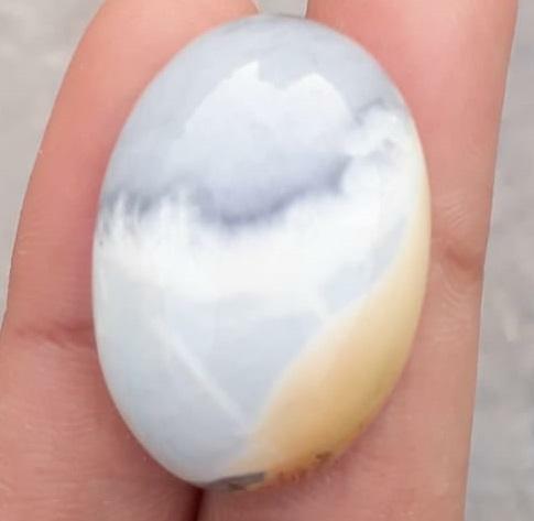 47ct Jasper - Maligano Jasper Cabochon - Jasper Maligano- 30x21mm