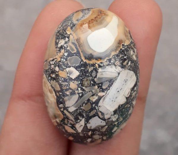 49.6ct Jasper - Maligano Jasper Cabochon - Jasper Maligano- 30.5x22mm