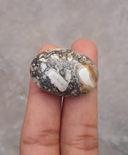 49.6ct Jasper - Maligano Jasper Cabochon - Jasper Maligano- 30.5x22mm