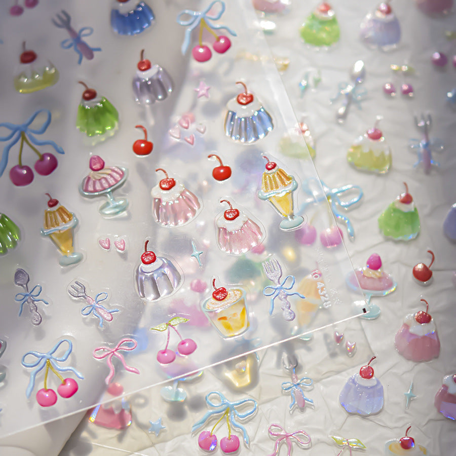 Hello Claws | Jelly Pudding Nail Deco Sticker