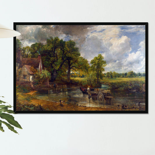 "The Hay Wain" by John Constable on Canvas, Framed Canvas, Acrylic, Framed Prints or Print-only