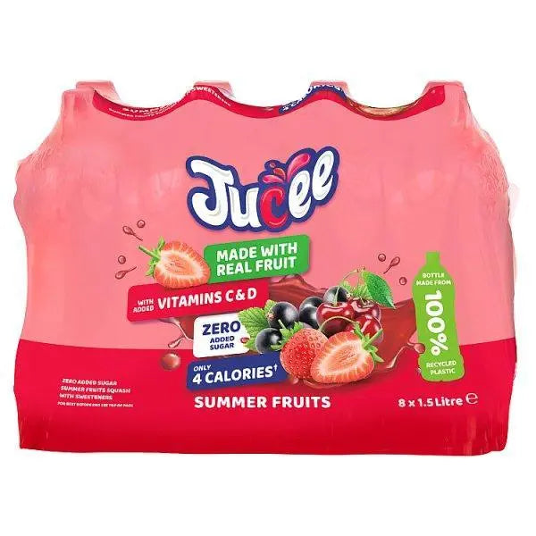 Jucee Summer Fruits 8 x 1.5Litre (Case of 8)