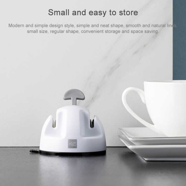 Original Xiaomi Youpin Huohou Kitchen Mini Double Wheel Knife Sharpener, Double Wheel Knife Sharpener
