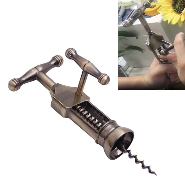 Multifunction Portable Screw Corkscrew Zinc Alloy Wine Bottle Opener, Packing: White Box, White Box