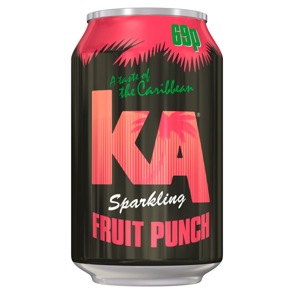 KA Sparkling Fruit Punch, 330ml (Case of 24)
