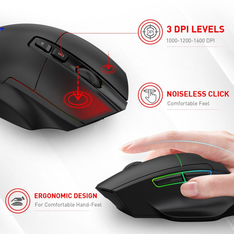 MKESPN X11 Wired RGB Gaming Mouse