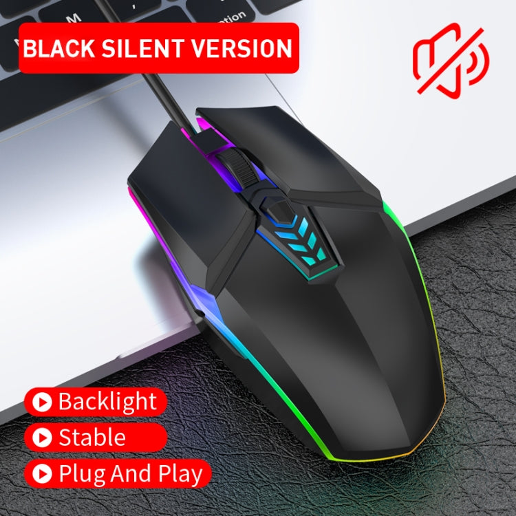 S700 Colorful Light USB Wired Office Gaming Mouse