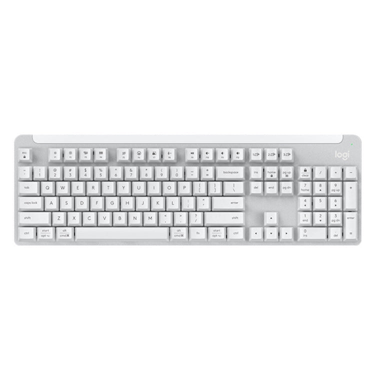 Logitech K865 104 Keys Wireless Bluetooth Mechanical Keyboard, Red Shaft, K865