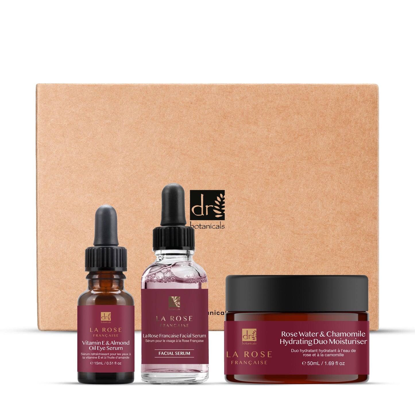 DB  La Rose Française - Facial Serum, Duo Moisturiser and Eye Serum