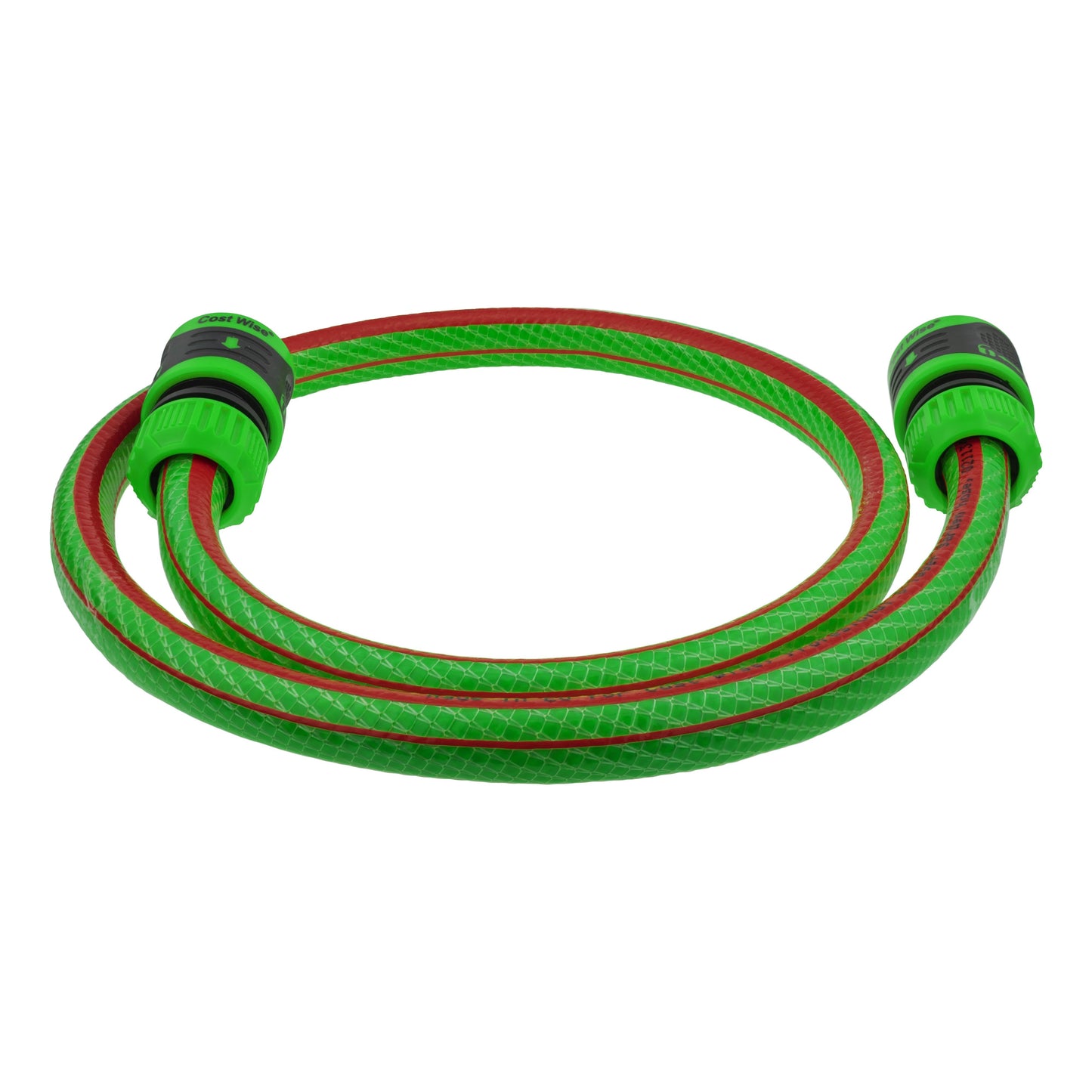 Premium Garden Hose Green with Green Lock Connectors for Drip Irrigation Fitting