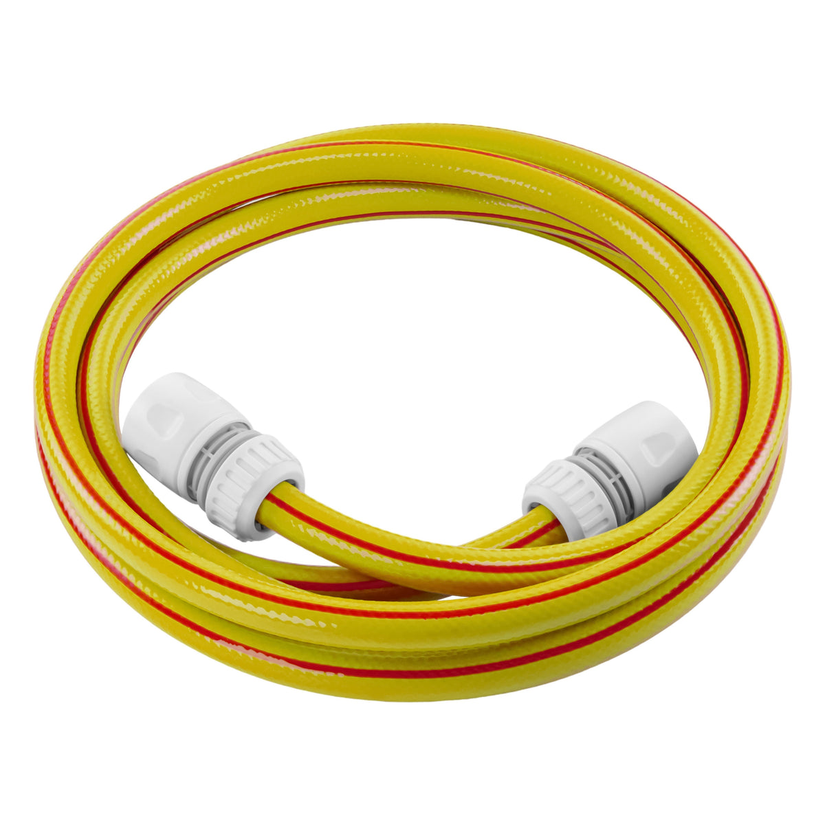 Premium Garden Hose Set Yellow Multi Function Sprayer DIY Workshop Accessory