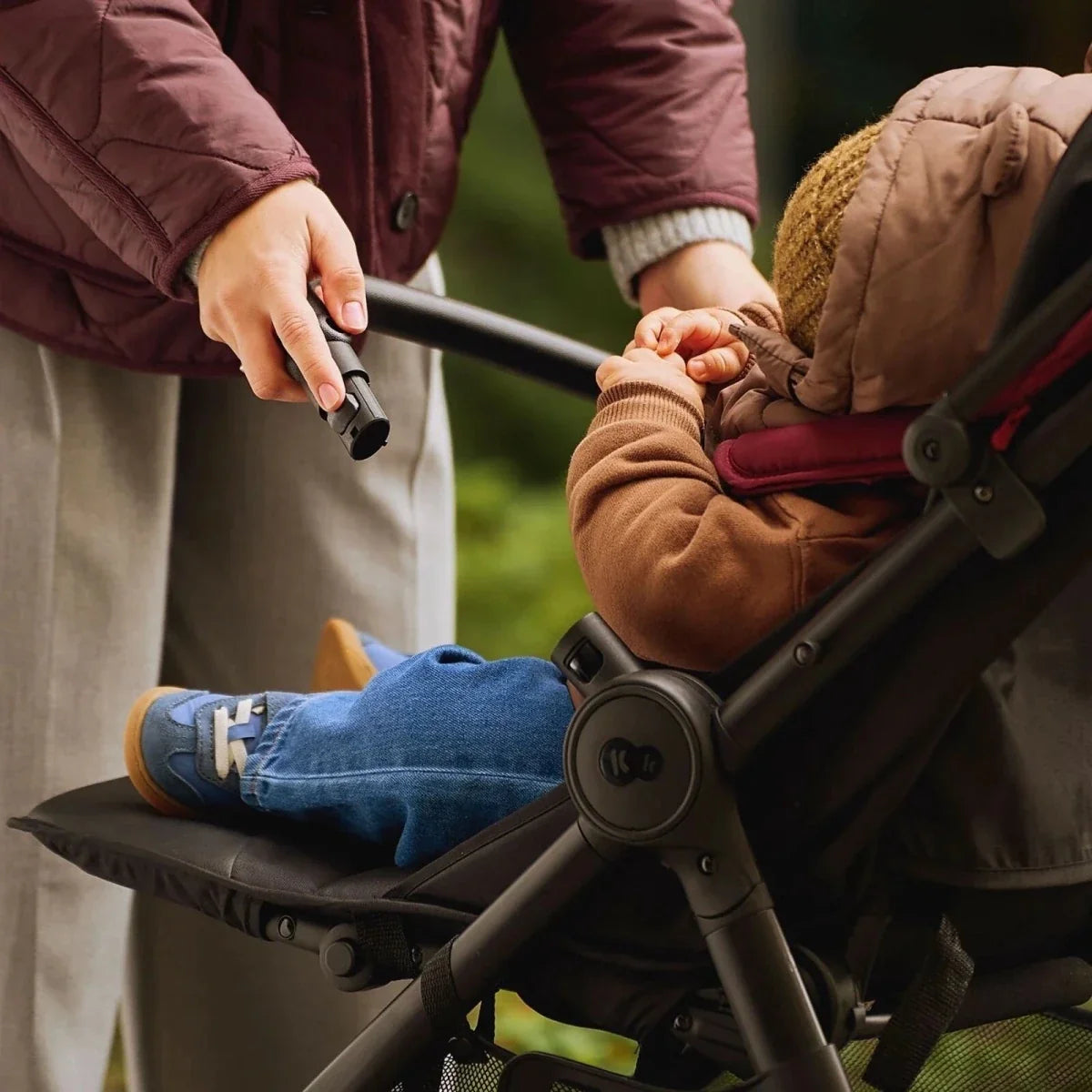 Kinderkraft Grande 2 Stroller - Dark Ruby