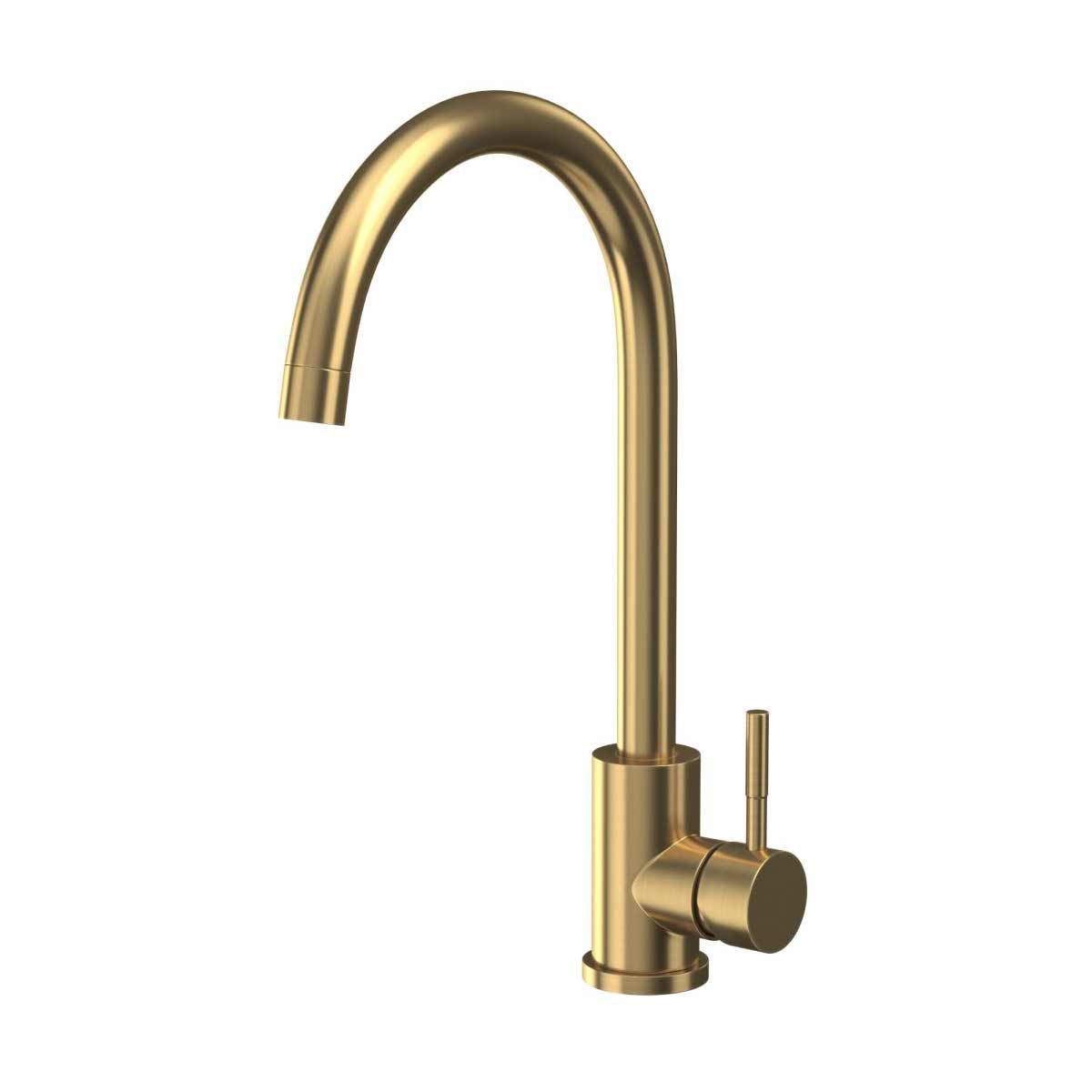 AG Manhattan Kitchen Tap in Brushed Brass
