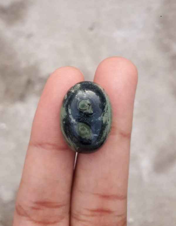 17ct Jasper - Kambaba Jasper Cabochon - Alligator Jasper - 15x20mm