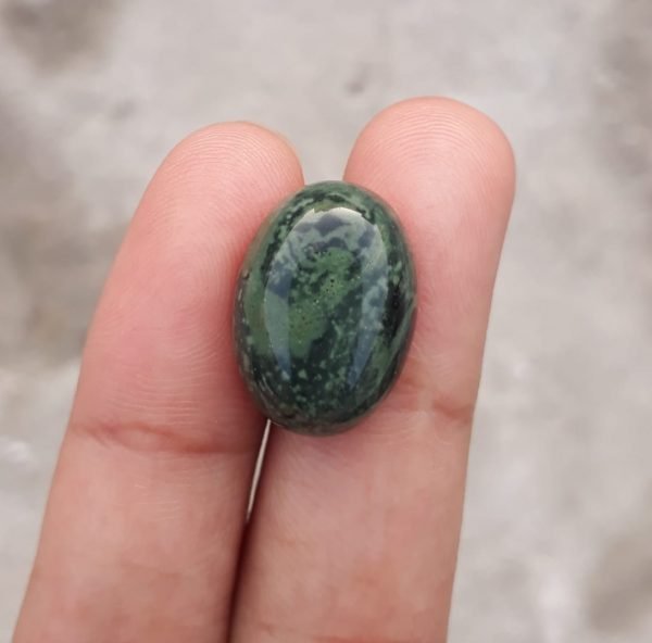 12.7ct Jasper - Kambaba Jasper Cabochon - Alligator Jasper - 13x18mm