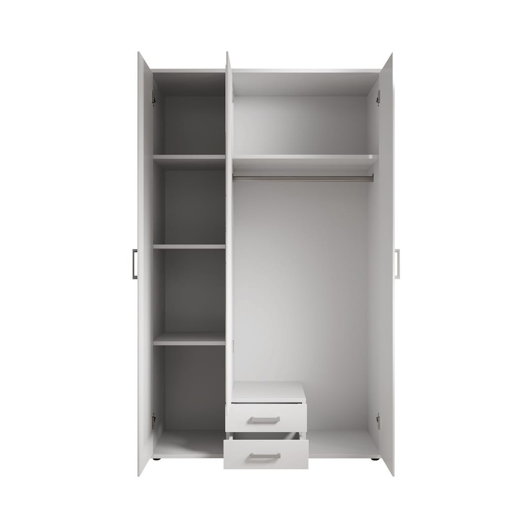 Karl Hinged Door Wardrobe 120cm