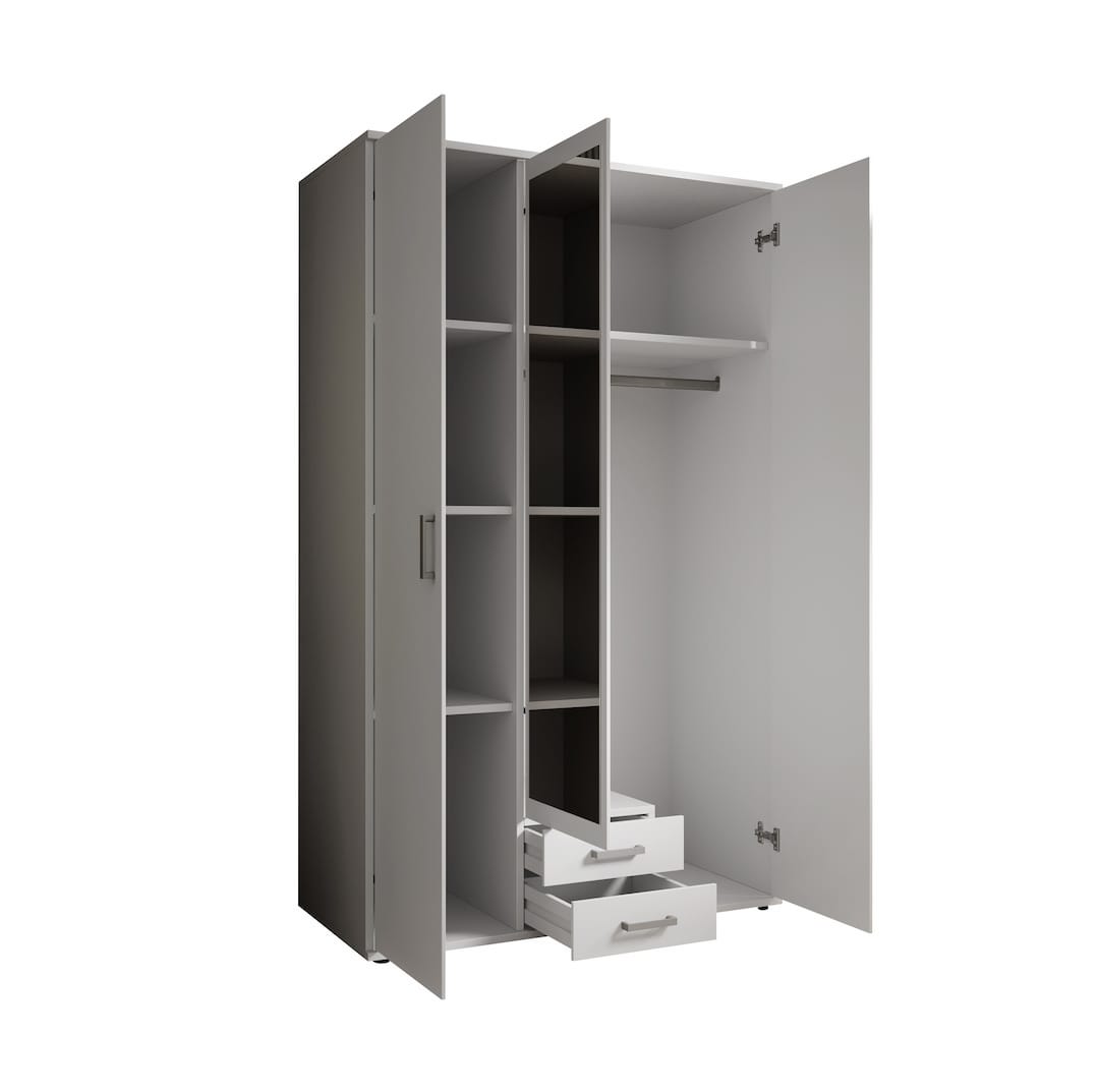 Karl Hinged Door Wardrobe 120cm