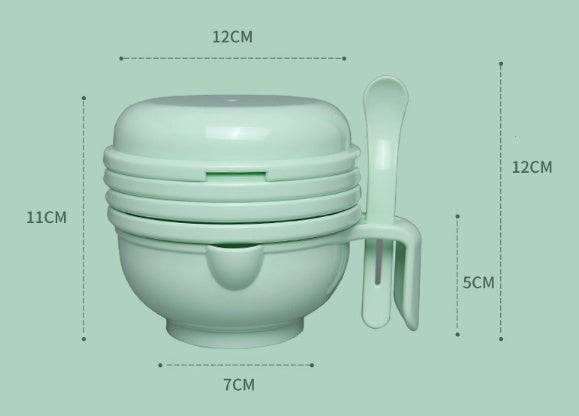 Kerafyn Manual Baby Food Grinder | Portable Food-Grade Processor