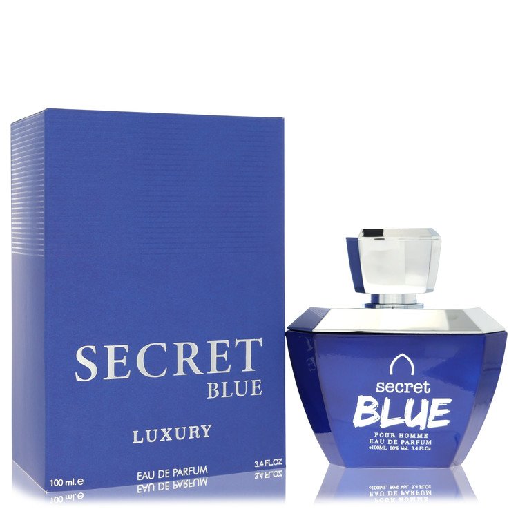Khalis Secret Blue Luxury Collection Eau De Parfum 3.4 oz (100 ml) for Men