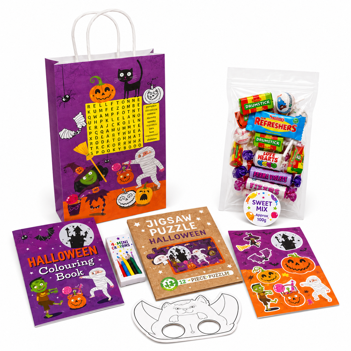 Kids Themed Party Bags (Optional 150g Sweets)