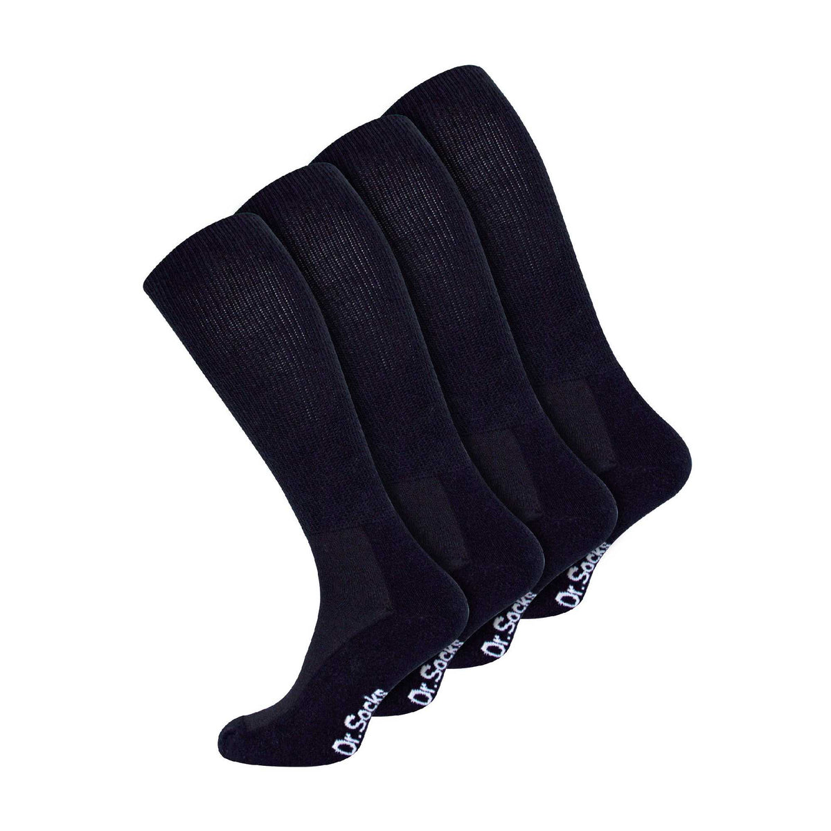 4 Pack Extra Wide Knee High Bamboo Diabetic Socks