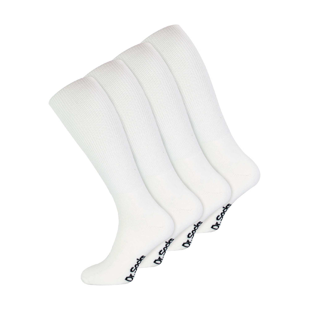 4 Pack Extra Wide Knee High Bamboo Diabetic Socks