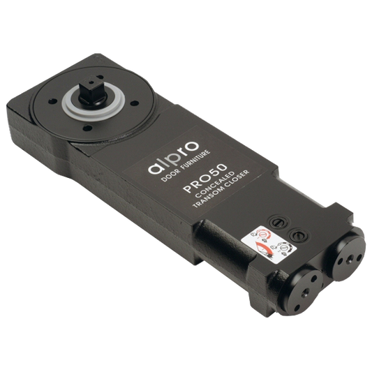 ALPRO PRO50 No Hold Open With Sideload Arm Medium Duty Transom Door Closer C/W Pivot & Arm